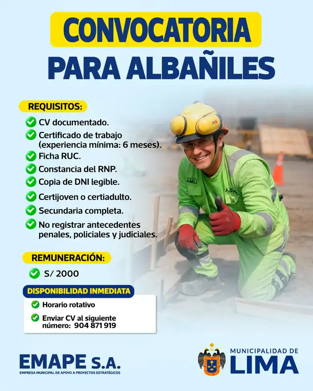 convocatoria laboral