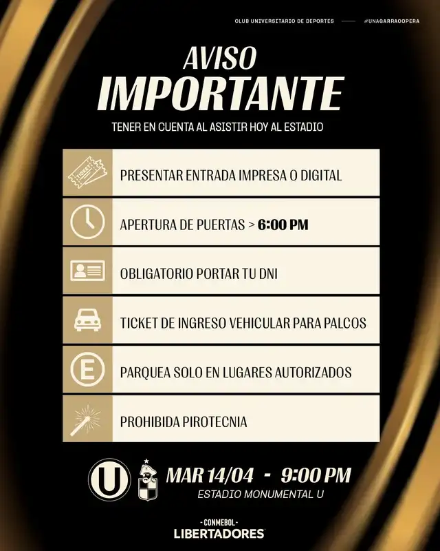 Universitario, Copa Libertadores