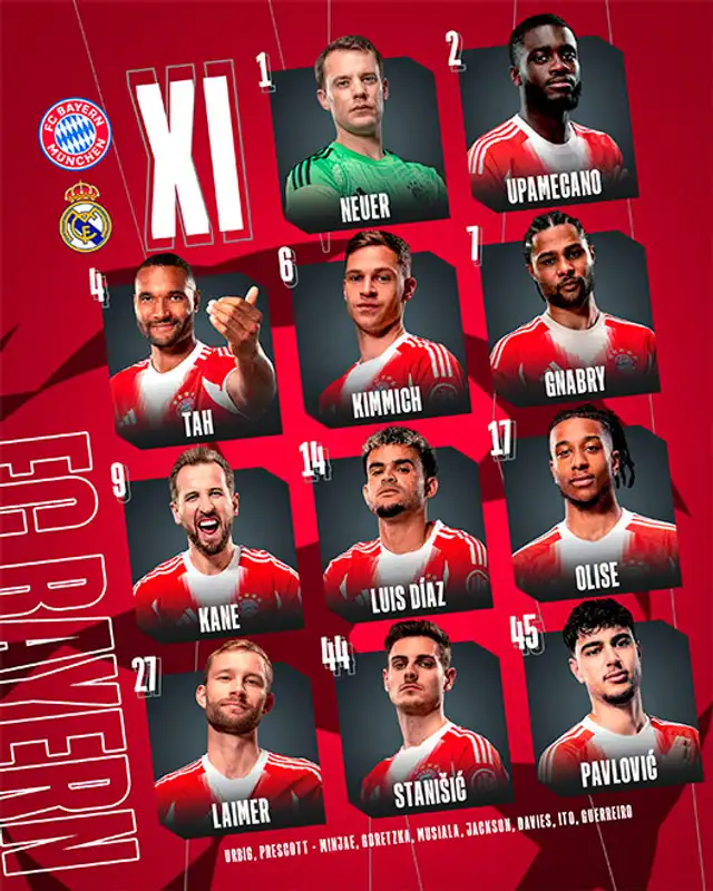 Bayern Munich vs Real Madrid