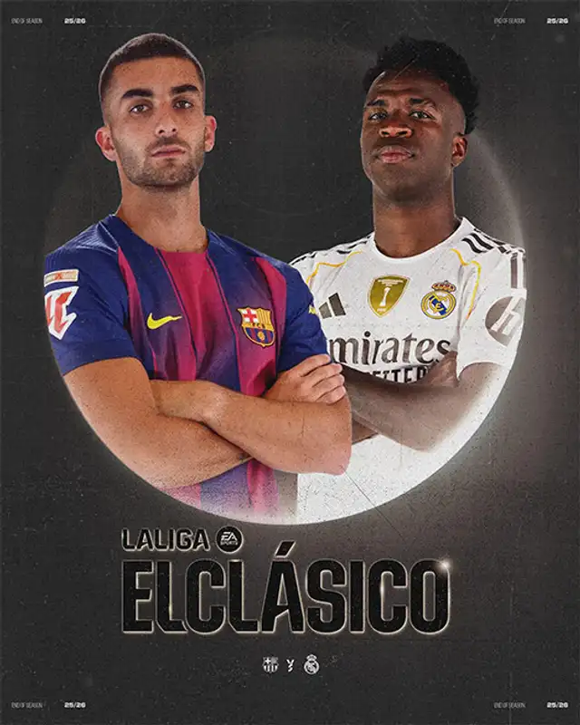 Barcelona vs Real Madrid, LaLiga 2025/2026