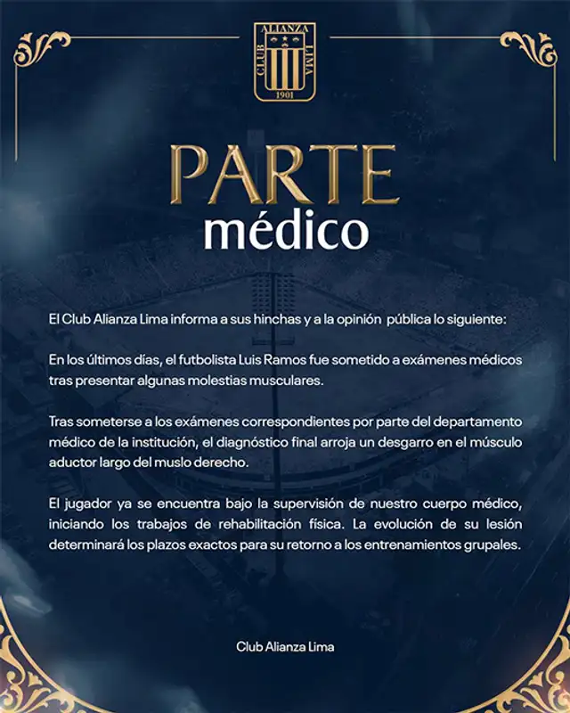 Alianza Lima, Luis Ramos