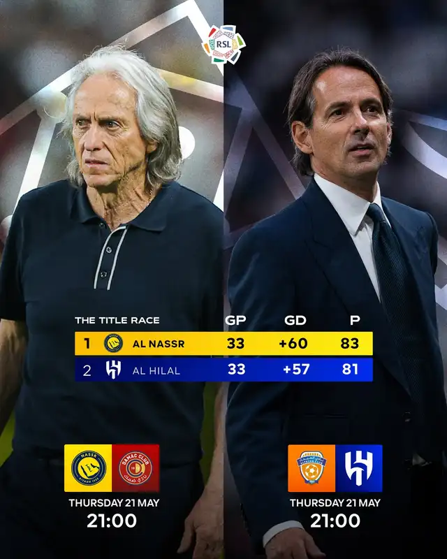 Al Nassr y Al Hilal definen titulo