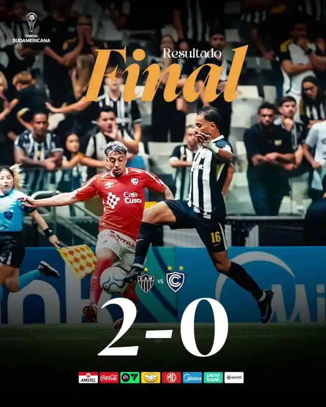 Cienciano cayó 2-0 ante Atlético Mineiro por la penúltima fecha de la Copa Sudamericana 2026