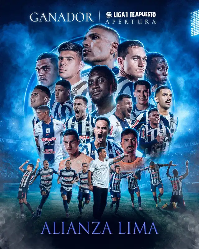 Alianza Lima salió campeón del Torneo Apertura de la Liga 1 2026 Alianza Lima salió campeón del Torneo Apertura de la Liga 1 2026