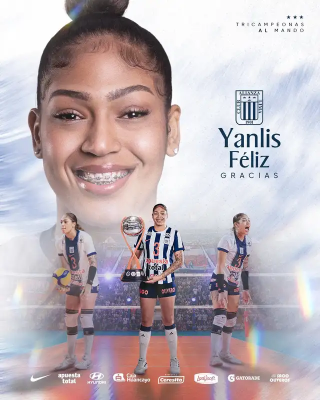 Alianza Lima anunció la salida de Yanlis Féliz.