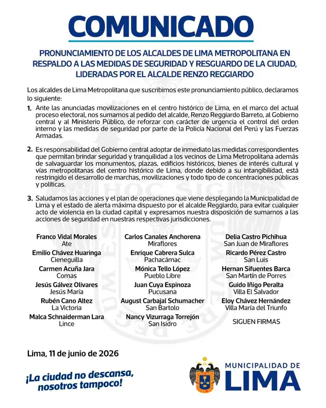 Municipalidad de Lima Municipalidad de Lima