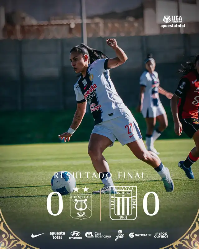 Alianza Lima empató 0-0 ante Melgar por la última fecha de la Liga Femenina 2026
