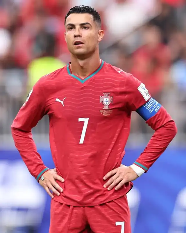 Cristiano Ronaldo molesto luego de empatar 1-1 con Portugal ante Congo por el Mundial 2026