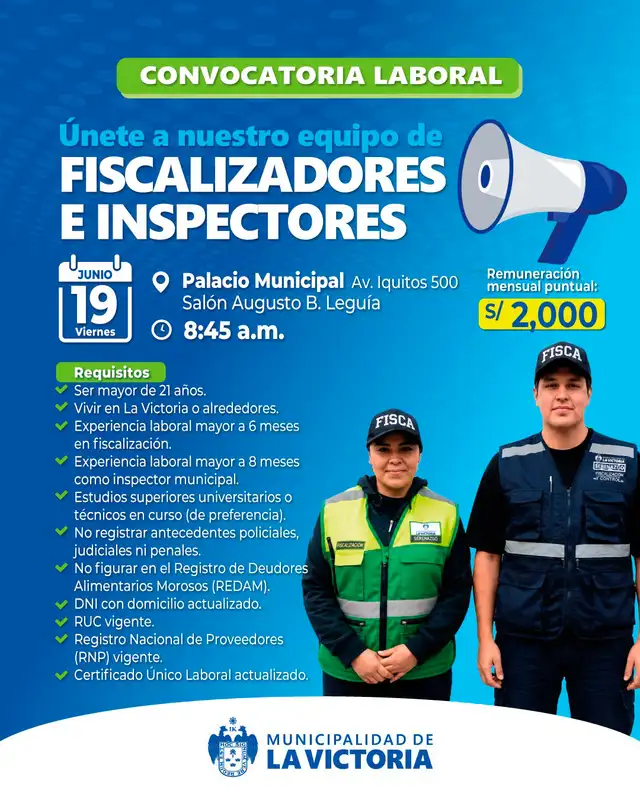 Convocatoria laboral