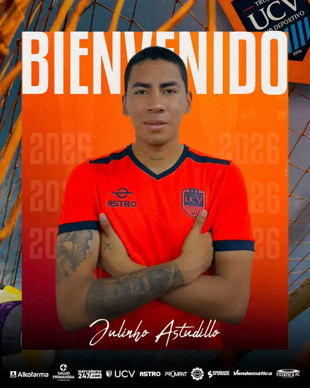 Julinho Astudillo, ex Universitario, fue presentado en César Vallejo como flamante fichaje