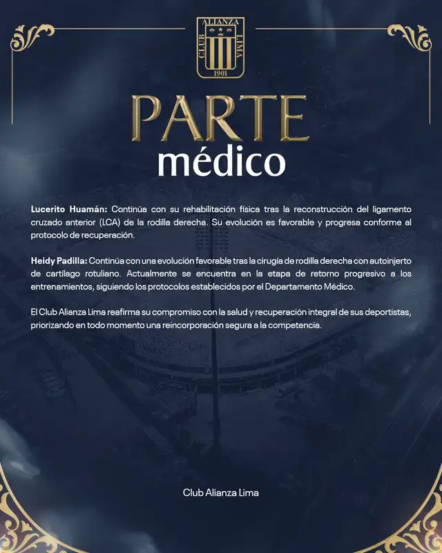 Comunicado de Alianza Lima