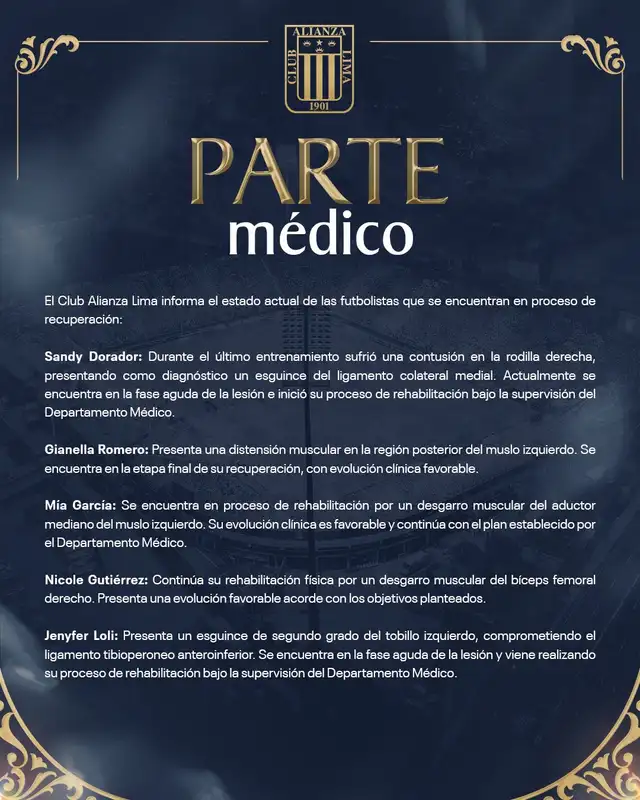 Comunicado de Alianza Lima