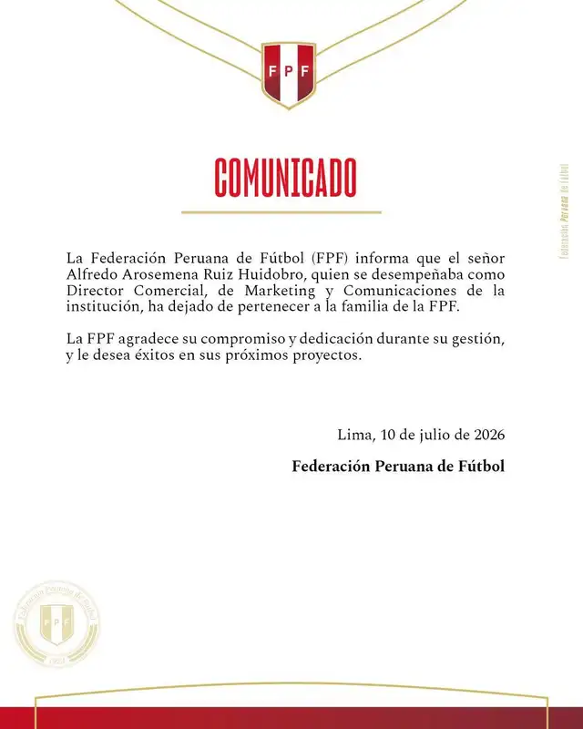 Selección peruana, FPF Selección peruana, FPF