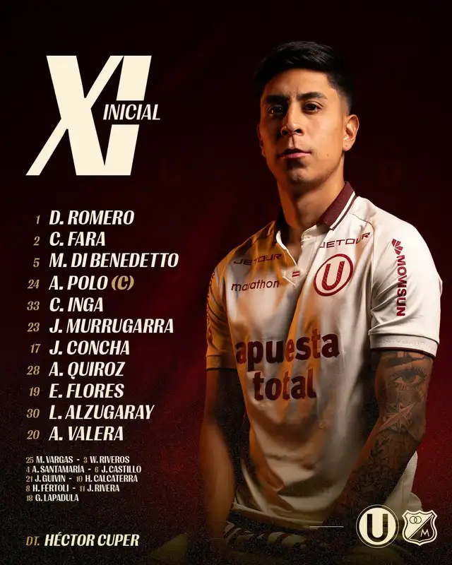 Universitario vs Millonarios