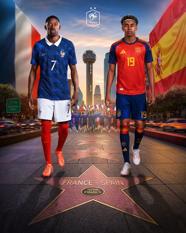 Francia vs España se enfrentarán por la semifinal del Mundial 2026 Francia vs España se enfrentarán por la semifinal del Mundial 2026