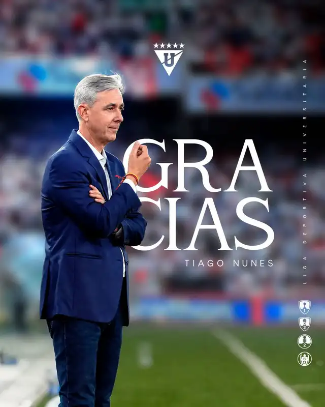 Tiago Nunes, exentrenador de Sporting Cristal, fue despedido de LDU de Quito tras malos resultados
