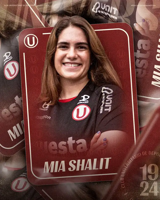 Mia Shalit fue oficializada en Universitario Mia Shalit fue oficializada en Universitario