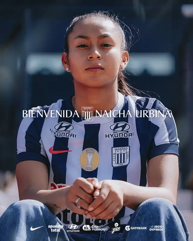 Naicha Urbina es nueva futbolista de Alianza Lima para la Liga Femenina 2026 Naicha Urbina es nueva futbolista de Alianza Lima para la Liga Femenina 2026