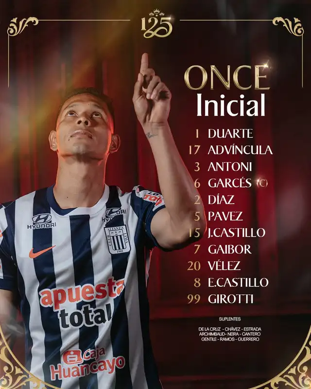 Alineación de Lima.