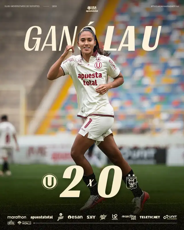 Universitario ganó 2-0 a Melgar por la quinta fecha del Torneo Clausura de la Liga Femenina Universitario ganó 2-0 a Melgar por la quinta fecha del Torneo Clausura de la Liga Femenina