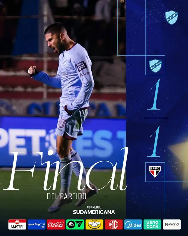 Sao Paulo, Bolívar, Copa Sudamericana 2026