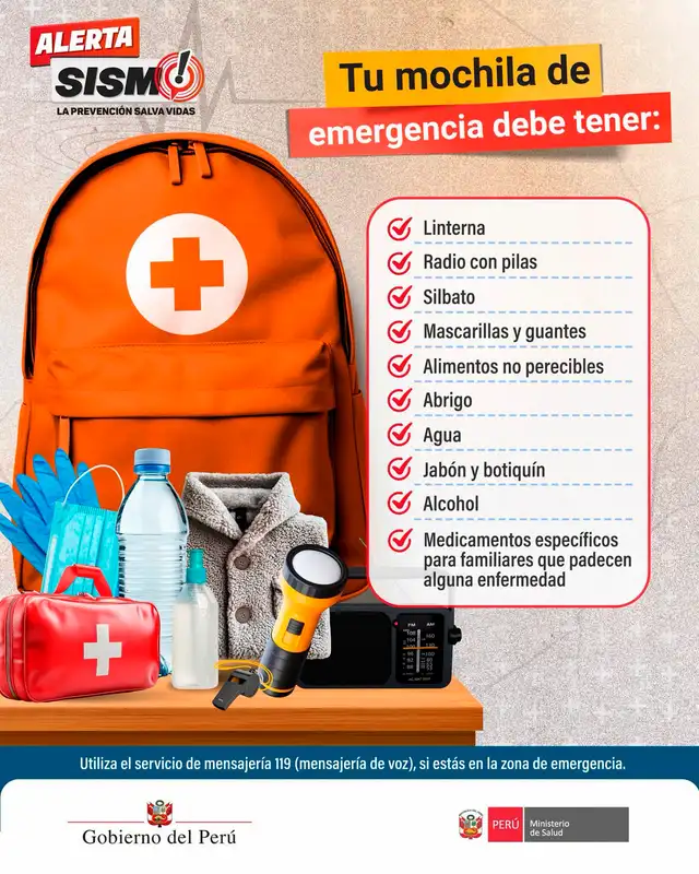 mochila de emergencia mochila de emergencia