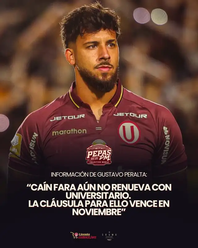 Caín Fara aún no renueva con Universitario Caín Fara aún no renueva con Universitario