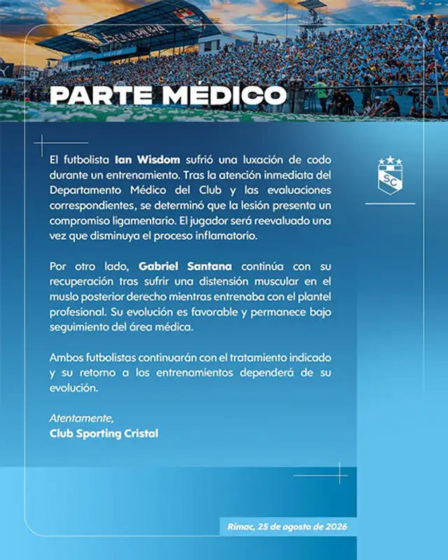Sporting Cristal, Ian Wisdom, Gabriel Santana Sporting Cristal, Ian Wisdom, Gabriel Santana