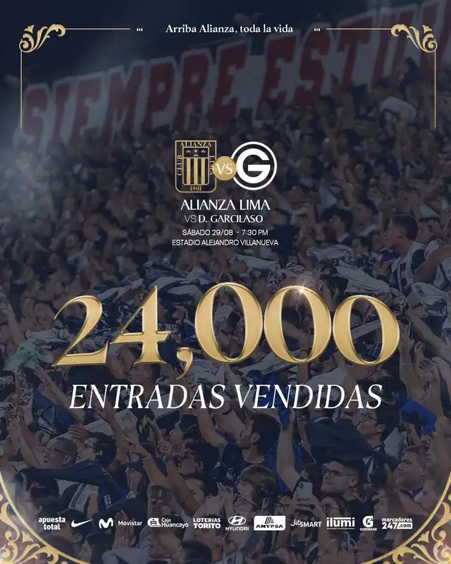 Alianza Lima, Deportivo Garcilaso, Venta de entradas, Liga 1, Torneo Clausura 2026. Alianza Lima, Deportivo Garcilaso, Venta de entradas, Liga 1, Torneo Clausura 2026.