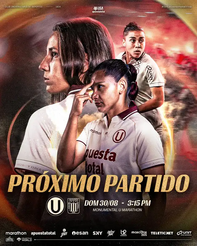 Universitario presentó el partido que sostendrá ante Alianza Lima por el Clausura de la Liga Femenina 2026