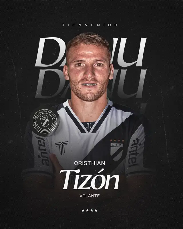 Cristhian Tizón fue oficializado como nuevo jugador de Danubio