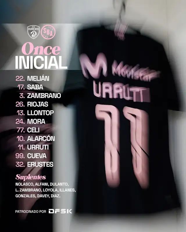 Alineación de Sport Boys.