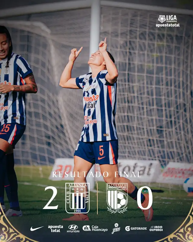 Alianza Lima ganó 2-0 a Atlético Andahuaylas y es líder del Torneo Clausura 2026 Alianza Lima ganó 2-0 a Atlético Andahuaylas y es líder del Torneo Clausura 2026