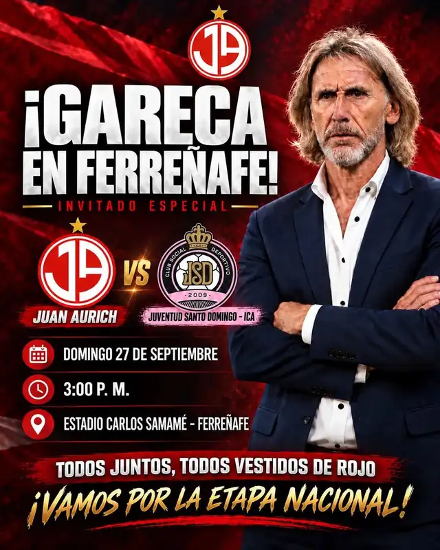 Juan Aurich, Ricardo Gareca, Liga 3 Juan Aurich, Ricardo Gareca, Liga 3