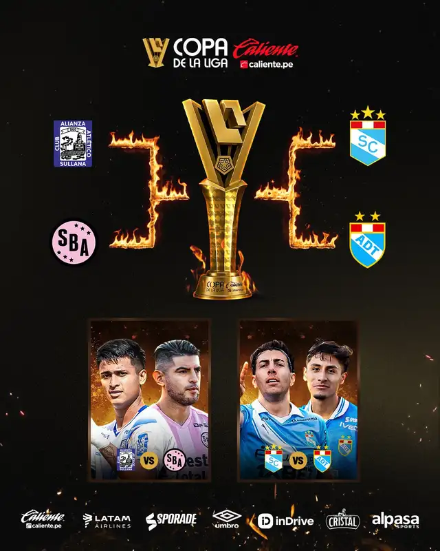 Sport Boys vs Alianza Atlético y Sporting Cristal vs ADT son las llaves para ver quienes llegan a la final de la Copa de la Liga