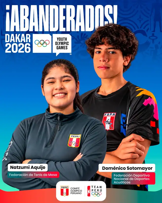 Abanderados de Perú en Dakar 2026  