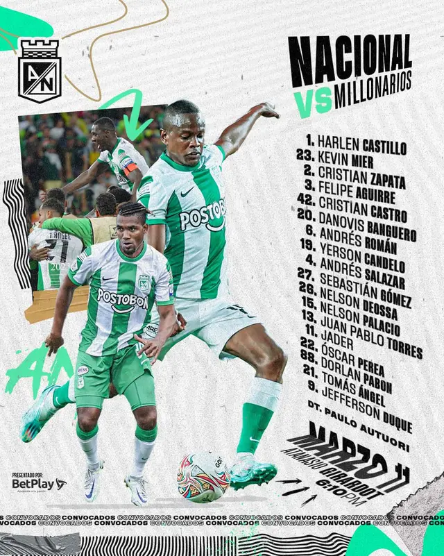 <strong>Nacional convocados</strong>   