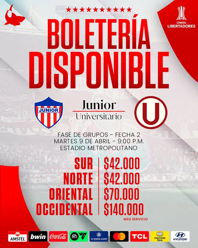 Junior, Universitario