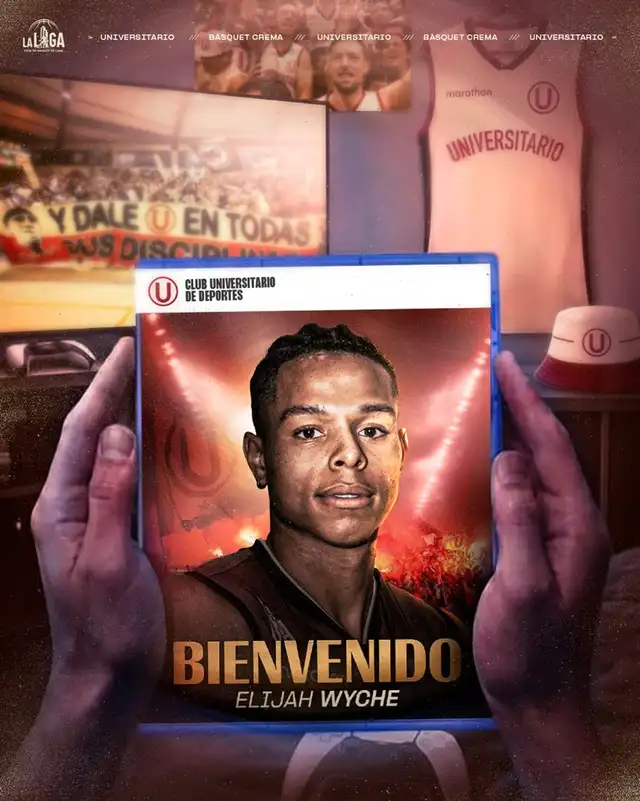 Universitario de Deportes presentó a Elijah Anthony Wyche como su nuevo fichaje en el equipo de básquet
