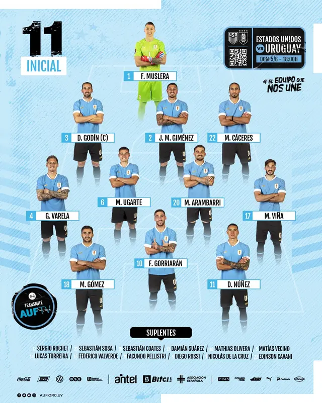 EE.UU. vs. Uruguay