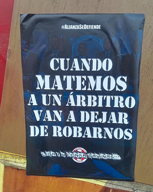 Amenazas contra los árbitros en la Liga 1