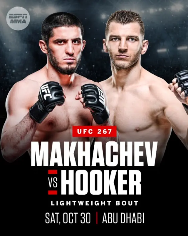 Makhachev, Dan Hooker, UFC 267