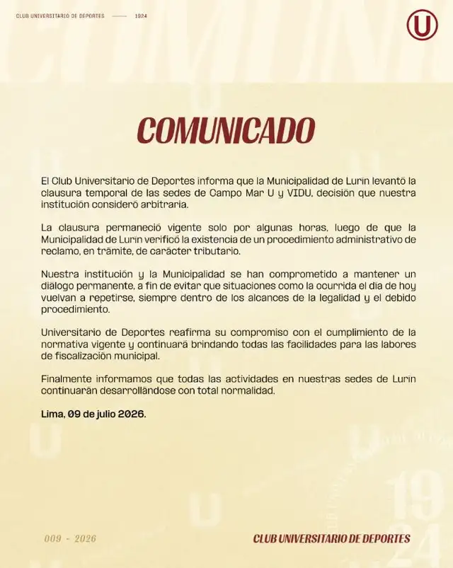 Universitario Universitario