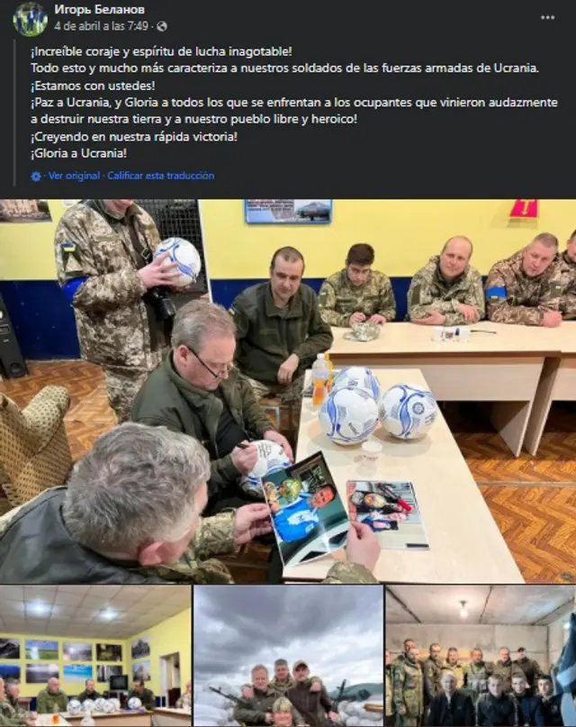 Igor Belanov se unió a las fuerzas armadas.