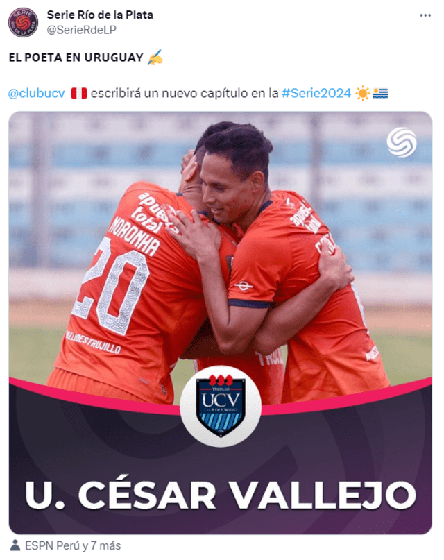 César Vallejo, Serie Río de la Plata César Vallejo, Serie Río de la Plata