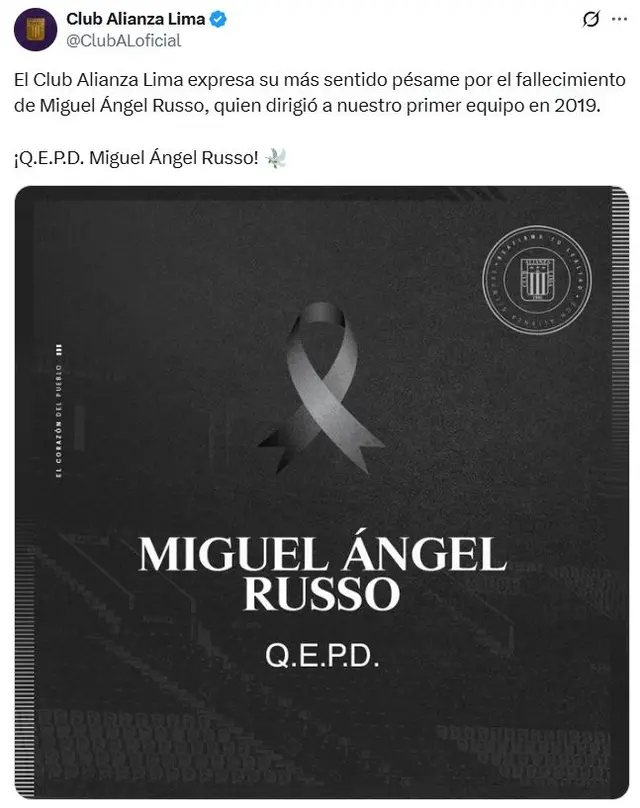 Miguel Ángel Russo, Alianza Lima