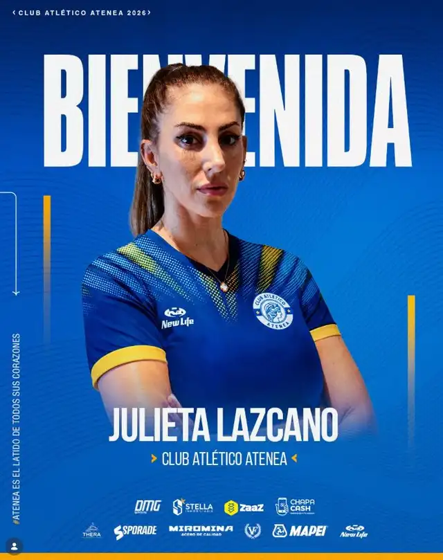 Julieta Lazcano fue presentada por Atlético Atenea.  