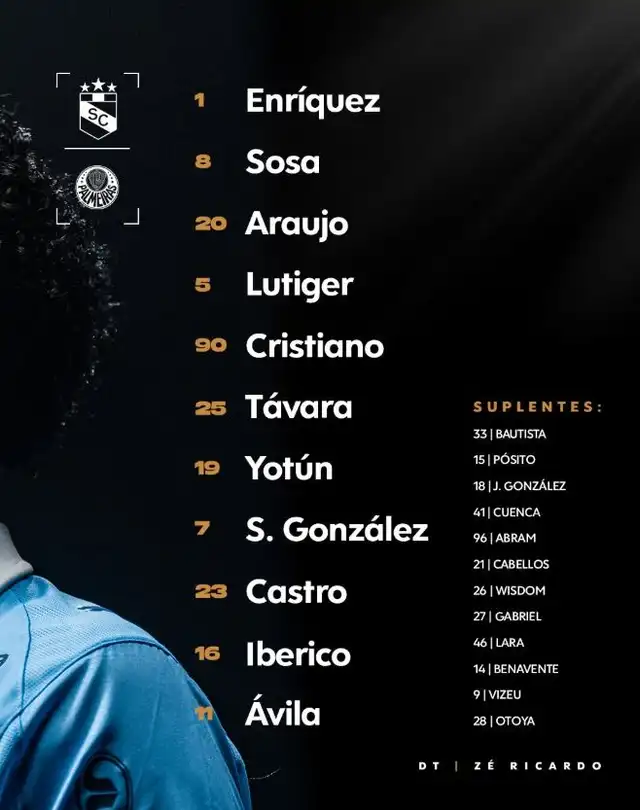 Alineación confirmada. Alineación confirmada.