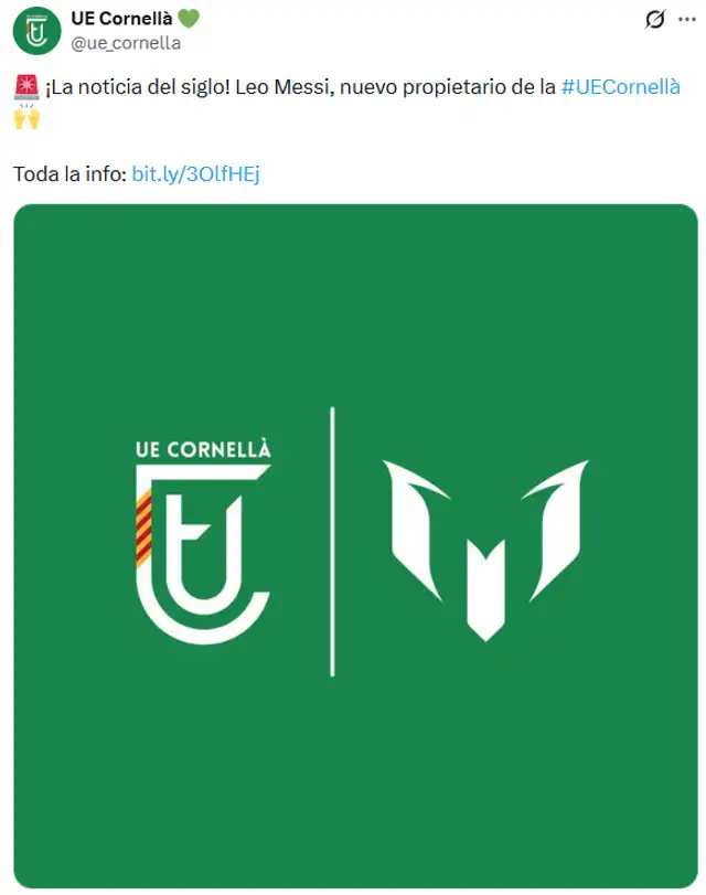 Ue Conerllá anunció por todo lo alto esta compra