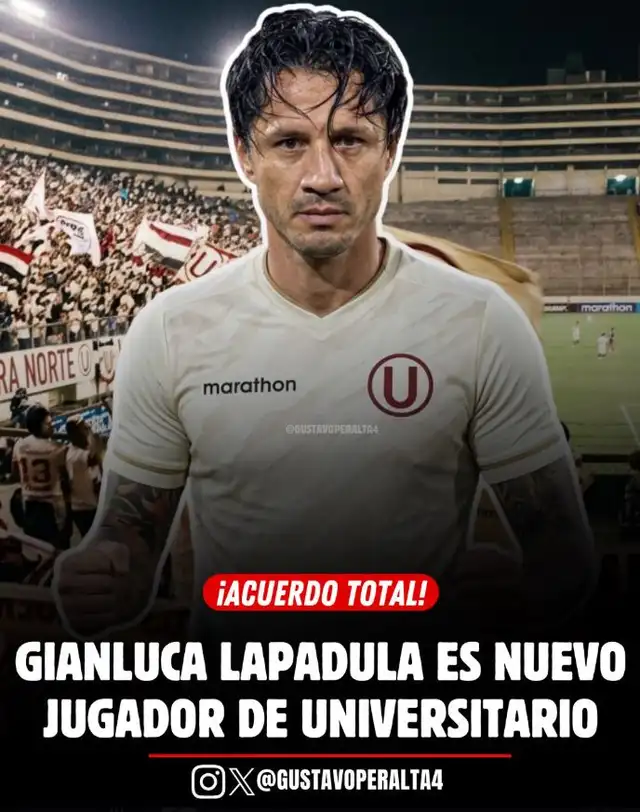 Gianluca Lapadula es nuevo futbolista de Universitario. Gianluca Lapadula es nuevo futbolista de Universitario.